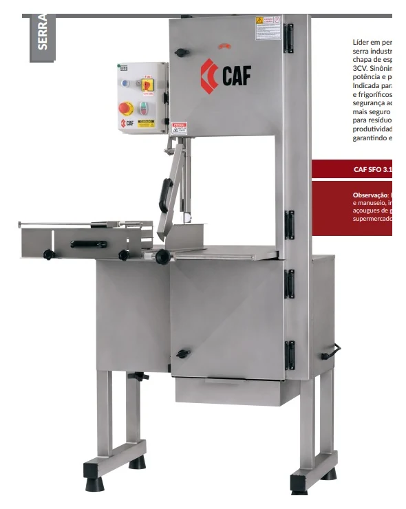 Serra-fita profissional em aço inox